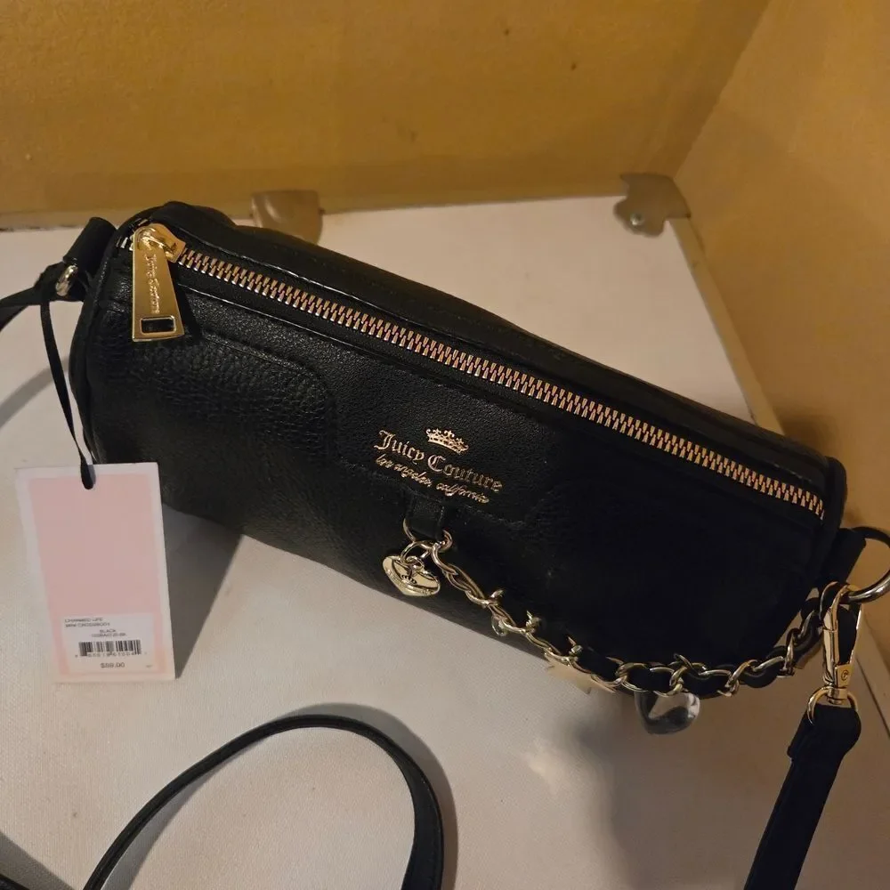 NWT Juicy Couture Black Crossbody Bag